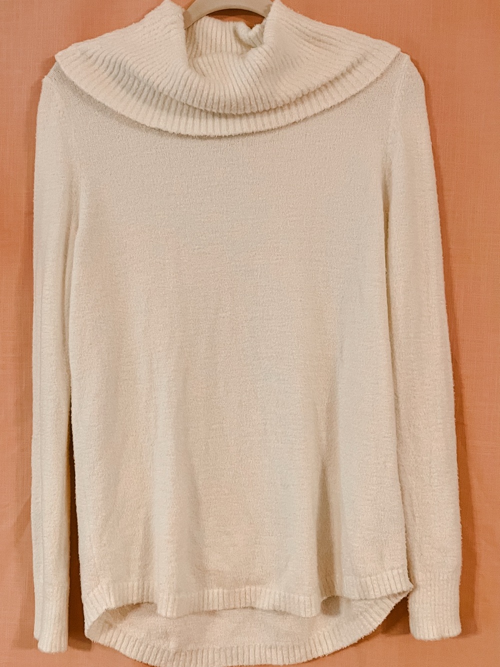 Rachel Zoe Cozy Cream Cowl Neck Women's Sweater